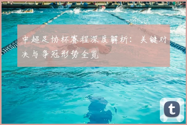中超足协杯赛程深度解析：关键对决与争冠形势全览